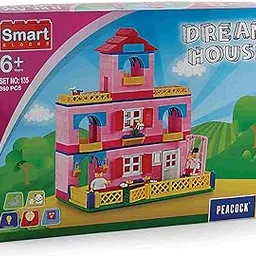 Peacock Toys and Games Dream House Building Block Game Set No,135 – Multicolor, 360 Pcs-picture-28