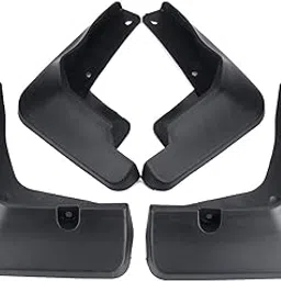 Autoxygen Car Mud Flaps (O.E. Type) Mud Guard Accessories for Harrier (Set of 4 pcs, Black)-picture-11