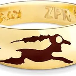 zodiac power store Zodiac Power Capricorn Alloy Ring - Gold Plated-picture-31