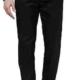 raymond Men Slim Fit Solid Pattern Poly Viscose Blend Flat Front Formal Trouser-picture-15