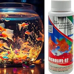 Aquatic Remedies Micro Life S2 | for Quick Aquarium Maturation and Ammonia & Nitrite Removal | Water Conditioner | Suitable for Fresh Water & Salt Water, (Micro Life S2-200ml), Pack of 1-image-10