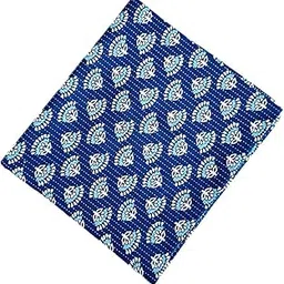 bongo nari boutique Pure Cotton Printed Blouse Piece 1 METRE BLO_Flower.Kantha_Indigo-picture-19