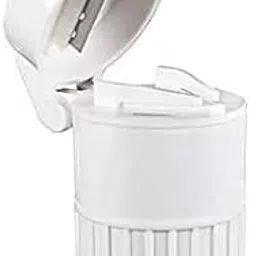 Tablet Splitter 4 in-1 Pill Cutter Medicine Pill Crusher Container, Cutter and Grinder, Crushes Pills, Vitamins, Stainless Steel Blade, Drinking Cup, Multifunction Tablet Pulverizer-image-4