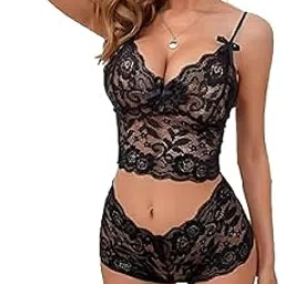 Tejasvi Enterprises Special Babydoll Bikini Set | Non-Padded Bra & Panty |Nightwear/Hot Couples Honeymoon/First Night/Anniversary for Women-picture-13