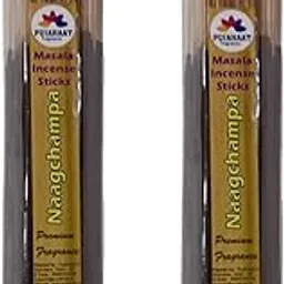 Pujahaat Premium Scented Incense Stick Masala Agarbatti | No Charcoal Incense Sticks, 100% Herbal Fragrance Agarbatti, 0% Sulphates Nagchampa Fragrance (2)-image-69