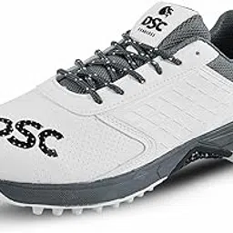 DSC Jaffa 22 Cricket Shoes for Mens, Size UK - 12, Color - White - Grey-picture-13