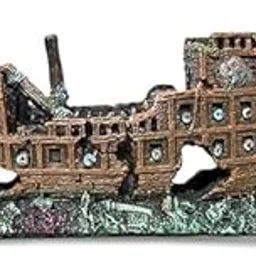 Aquarium Sunken Ship Decoration Ornaments, Underwater Landscape for Natural Looking in Fish tenk Accessories-picture-15