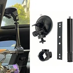 Enakshi (LABEL) Creations Car Fishing Rod Holder Convenient Heavy Duty Attachment Carrier Storage Rack-image-56