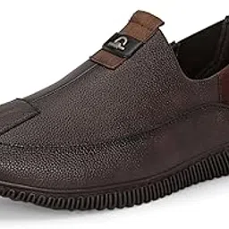 server Loafers for Men | Loafer Shoes Casual | Moccasins for Man | Lightweight Slip-On's Shoes | Soft Cushioned Insole | Trendy Non Lace-up Design | Stylish & Comfortable Shoes-picture-49