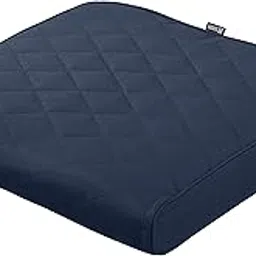 Classic Accessories Montlake FadeSafe Quilted Seat Cushion, Navy, 21" W x 19" D x 3" Thick-picture-35