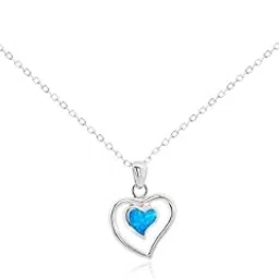 925 Sterling Silver Mirrored Hearts Necklace | Gifts for Women & Girls | With 925 Stamp And Certificate Of Authenticity-image-9
