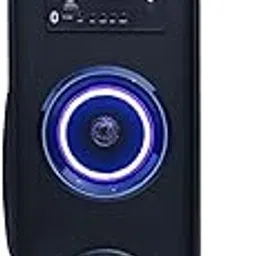 MINTRONICS The-Rolling BASSKING 100W with Amazing Front Disco Lighting,20.32cm (8”) subwoofer,4" Speakers, 60cm Height of Tower - Wired mic/Remote Support Bluetooth/Aux/FM/USB/Pen Drive (Black)-picture-10