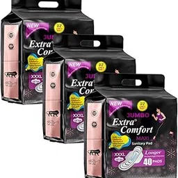 wtaps Jumbo Sanitary 100% Natural Drynet Pad (100% Leakage Proof Sanitary Napkins) Maxi 320Mm Xxxl Size For Women Combo 120 Pads-picture-28