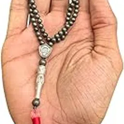 Healing Crystals 100 Beads Tasbih, 4MM, Natural Gemstone Prayer Beads for Islamic Meditation (Pyrite)-picture-11