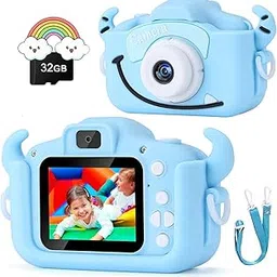 CADDLE & TOES 40 MP Camera for Girls, 1080P HD 2.0 Inch Screen with 32GB SD Card, Birthday Christmas Toys Gifts for Children Age 4+ to 15 Years Old (Teddy Blue)-picture-59