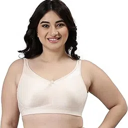 enamor Women's Everyday Fashion Bra - Full Support, Non-Padded, Non-Wired, Full-Coverage, Mesh Panels with Super Lift and Jiggle Control-picture-54