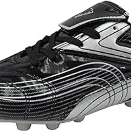 Vizari Striker FG Soccer Shoe (Toddler/Little Kid/Big Kid), Black/Silver, 4.5 Big Kid-picture-34