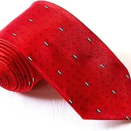don giovani Men's Red Color Polyester Neck Tie With Print (Red,Prints,Polyester)-picture-30