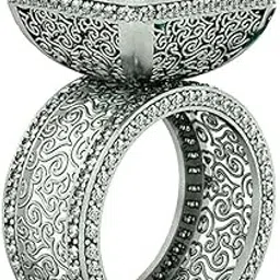 ruvee Heavy Metal Hardcore Biker Stainless Steel Ring for Men Boys & Bikers-picture-49