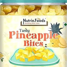 Nutriefoods Tasty Pineapple Bites | Sweet & Sour | 100% Natural Fruit | Original Flavor (250g)-picture-36