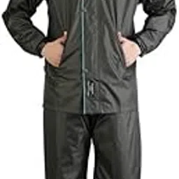 super Evershine Men's Reversible Rainsuit Long Jacket With Hood Waterproof Pant And Carrying Pouch (T411-P)-picture-37