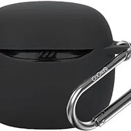 Cocoonkart Silicone Case Cover Compatible for JBLL Tune Flex 2 (Black)-picture-25
