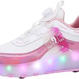 CLUB BOLLYWOOD®Kids Roller Skate Shoes Gift Sneakers with 2 Wheeled for Park Running Outdoor 21.5cm|Sporting Goods | Outdoor Sports |1 Pair of Kids Roller Skate Shoes-picture-27