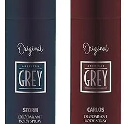 The American Grey Storm and Carlos Original Deos Series Exquisite & Sizzling Fragrance | Deodorant for Men | Deodorant Body Spray for Men, Masculine Long-Lasting Deo 200 ML | Combo Pack-picture-35
