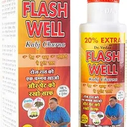 Flash Well Constipation Powder Ayurvedic -120gram- Pack of 4-picture-49