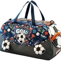 kidszeenie Large 3D Design Duffel Bag for Kids & Adult | Spacious Compartment Organizer for Tours, & Outdoor Camping | Adjustable Shoulder Strap| Luggage Storage for Everyday Use (Football)-picture-15