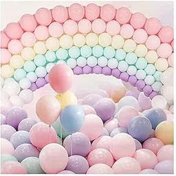 Pop The Party Multi Pastel Balloons For Rainbow Theme Party Decoration - Pack of 50 Pcs Pastel Balloon-picture-22