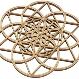 Bnf® 5xFlower of Life Sacred Geometry Wall Art Sculpture Wood Grid Hanging F 14cmCrafts| Handcrafted & Finished Pieces| Home DÃƒ©cor & Accent| Wall Hangings-picture-19