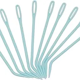 10 Pcs Large-Eye Yarn Needle Tapestry Needle Bent Tip Sewing Needle for Knitting and Crafts-image-30