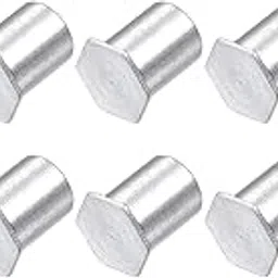 METALLIXITY Self Clinching Nuts (M4) 100Pcs, Carbon Steel Hex Head Standoff Threaded Insert Nuts - for Furniture Mechanical Fasteners, Silver Tone-picture-36