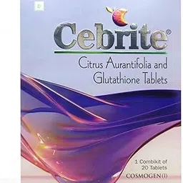 Cebrite Citrus Aurantifolia and Glutathione Tablets, Boosts Immunity, Detoxifies Liver, Enhances Skin Radiance, 1 Combikit of 20 Tablet-picture-48