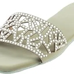 mochi Women Laser cut Ethnicwear Flat Chappal-picture-38
