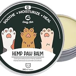 Goofy Tails Hemp Paw Cream for Cats 30g | All Natural Hemp Paw Balm for Cats and Kittens | Protects, Soothes and Moisturizes Chapped Paws | Enriched with Beeswax, Essential Oils & Aromas-image-6