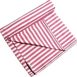 Hornbill Enterprises Single Size Light Weight Pure Cotton Blanket for Daily Use/Soft Blanket/Bedsheet/Ac Blanket/Throw Blanket/Fancy Design (Blue White Stripes 60x90 inches) Set 1 (Pink)-picture-56