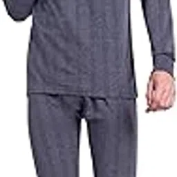 Men Cotton Blend Thermal Top and Pyjama Set ||Full Sleeve Thermal Set ||Winter Wear Thermal Upper Vest and Bottom Lower Warmer || Winter Lightweight Thermal Underwear for Men-image-14
