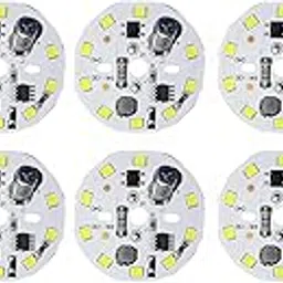 Steko {10 Pieces} 9 Watt Super Bright ALPHA DOB MCPCB Direct On Board Led Lights Raw Material Electronic Kit For Led Bulb | 10 SMD LED On Board | Cool White-picture-16