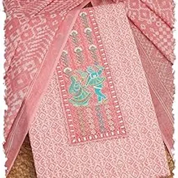 soch Womens Cotton Ethnic Motifs Unstitch Dress Material With Thread Work-picture-50