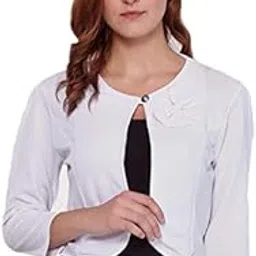 hrikshika fashion Women's Polyester Blend Shrug-picture-12