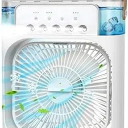 𝐃𝐫𝐮𝐦𝐬𝐭𝐨𝐧𝐞 Mini Portable Air Cooler Fan | 3 Wind Speeds, 3 Spray Modes, 7-Color LED | USB Air Conditioner for Home, Office & Bedroom | 𝟏𝟓-𝐘𝐞𝐚𝐫 𝐖𝐚𝐫𝐫𝐚𝐧𝐭𝐲 (White)-picture-62