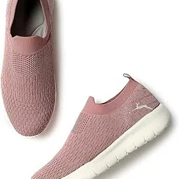 marc loire Women's Athleisure Comfortable Knitted Active Wear Slip-On Casual Shoes-picture-59