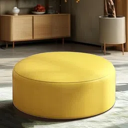 ATORSE Round Floor Pillow Soft Floor Cushion for Home Couch Chair Bed Car Work Room Yellow-image-57