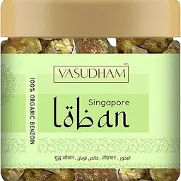 VASUDHAM Extra Pure Singapore Loban Crystals for Aromatherapy, Home Fragrance, and Pooja - 100 Gm Jar-picture-31