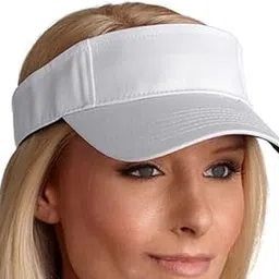 atabz Sports Half viosr Tennis caps and Hats White image 1