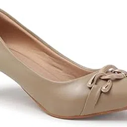 iconics Women's with Bow Detail Classic & Elegant Pointed-Toe Heels-picture-12