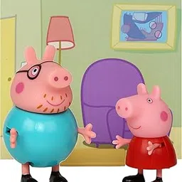 PEPPA PIG and Daddy Pig Twin Figure Fun Pack Animal Figure Set with Two Poseable Figures and a Scene Card, Preschool Toy for Girls and Boys Ages 3 Birthday Gift Toys for Kids-picture-70