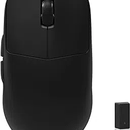 KYSONA Wireless Gaming Mouse with Charging Dock，Lightweight 42g, 24000 DPI, Wired/Bluetooth/2.4G Optical Mice, Long Battery Life, Compatible with PC/Mac - Black-picture-45